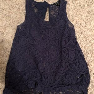 Lace tank top